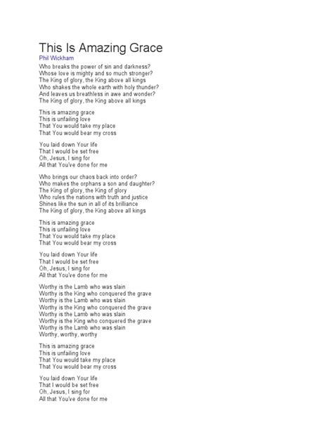 this is amazing grace lyrics|amazing grace em português letra.